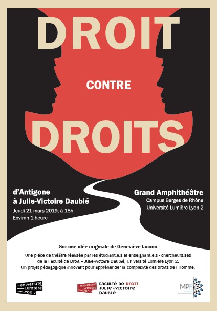 Affiche Droit contre droits